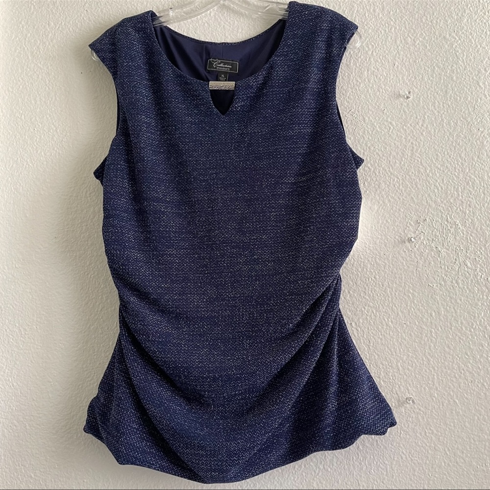 NWT Metallic Dress Top | Dressbarn